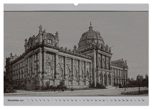 Produktbild: Hannover, alte Aufnahmen neu interpretiert. (Wandkalender 2026 DIN A2 quer), CALVENDO Monatskalender