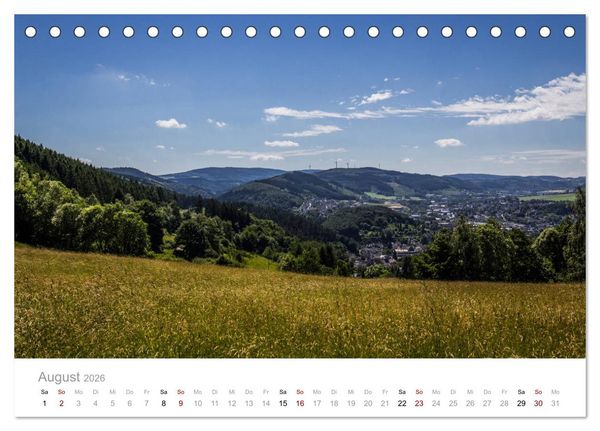 Produktbild: Stadt Plettenberg (Tischkalender 2026 DIN A5 quer), CALVENDO Monatskalender