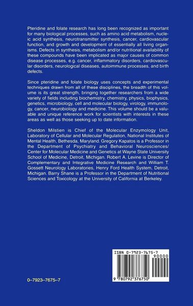 Produktbild: Chemistry and Biology of Pteridines and Folates