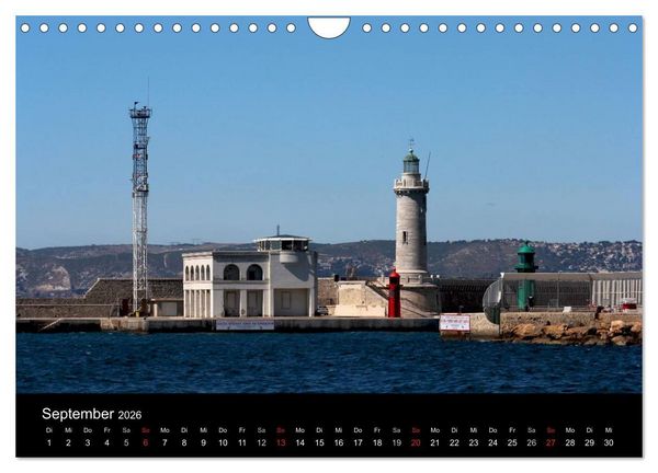 Produktbild: MARSEILLE - Die Hafenmetropole an der C&ocirc;te d'Azur (Wandkalender 2026 DIN A4 quer), CALVENDO Monatskalender