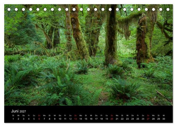 Produktbild: Das "gr&uuml;ne" Nordamerika - Kanada und USA (Tischkalender 2027 DIN A5 quer), CALVENDO Monatskalender