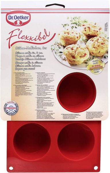 Produktbild: Dr.Oetker Silikon-Muffinform mit 6 Mulden