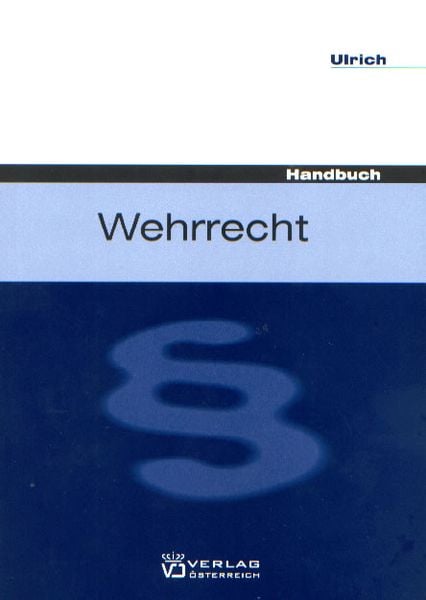 Produktbild: Wehrrecht
