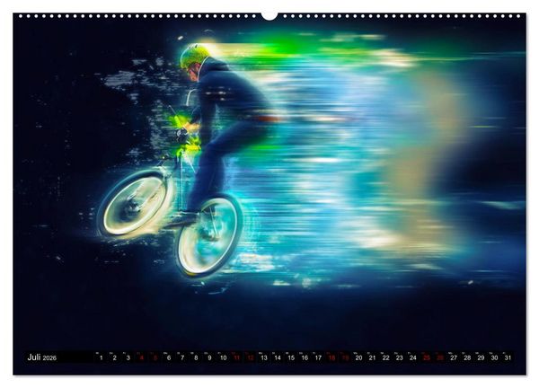 Produktbild: BMX Universum (hochwertiger Premium Wandkalender 2026 DIN A2 quer), Kunstdruck in Hochglanz
