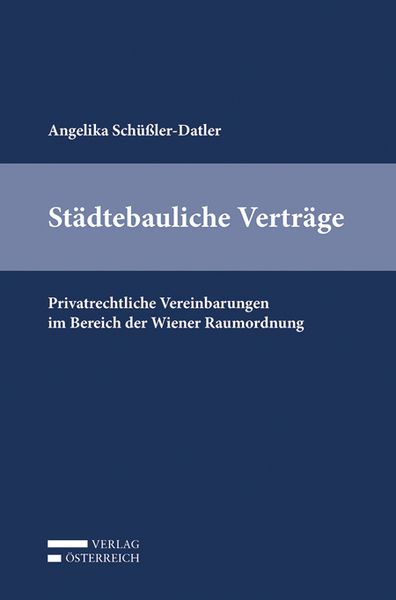 Produktbild: St&auml;dtebauliche Vertr&auml;ge