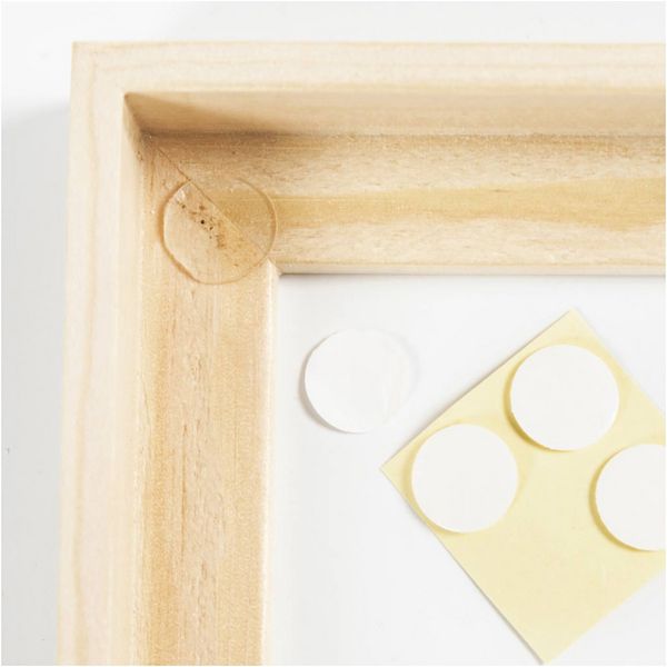 Produktbild: Creativ Company Malpappe mit Rahmen, Gr&ouml;&szlig;e 15,8x23,8 cm, 280 g, Wei&szlig;, 1 Stk