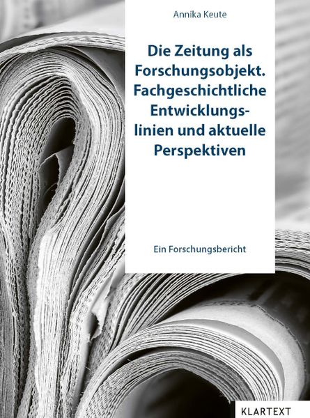 Produktbild: Die Zeitung als Forschungsobjekt.