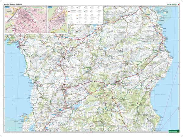 Produktbild: Sardinien, Stra&szlig;enkarten-Set 1:150.000, freytag & berndt