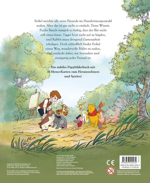 Produktbild: Disney Winnie Puuh: Eine einzigartige Freundschaft &ndash; Mit Memo-Spiel!