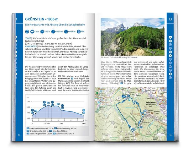 Produktbild: KOMPASS Wanderf&uuml;hrer K&ouml;nigssee, Nationalpark Berchtesgaden, Watzmann, 42 Touren