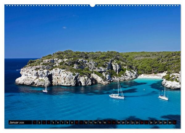 Produktbild: MENORCA - Die sanfte Perle (Wandkalender 2026 DIN A2 quer), CALVENDO Monatskalender