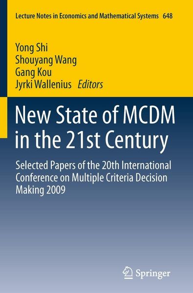 Produktbild: New State of MCDM in the 21st Century