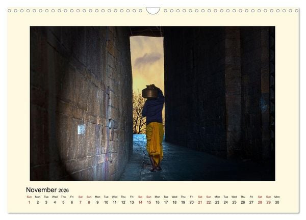 Produktbild: Great impressions of INDIA featuring awesome pictures (Wall Calendar 2026 DIN A3 landscape), CALVENDO 12 Month Wall Calendar
