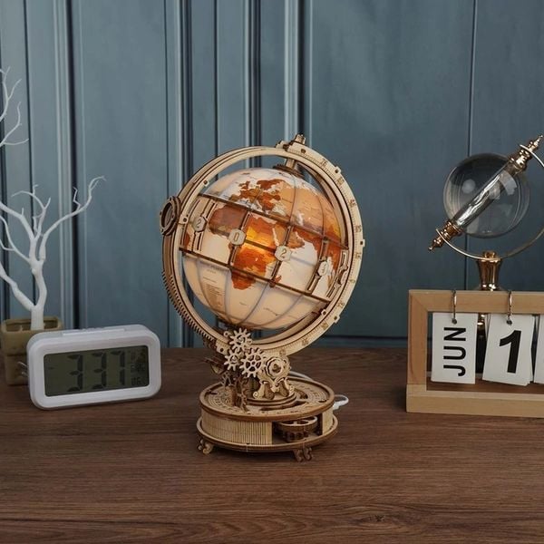 Book Nook DIY Bücherecke Luminous Globe