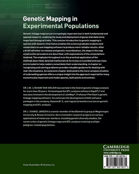 Produktbild: Genetic Mapping in Experimental Populations