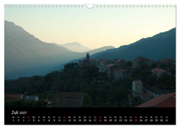Produktbild: Korsikas St&auml;dte (Wandkalender 2027 DIN A3 quer), CALVENDO Monatskalender