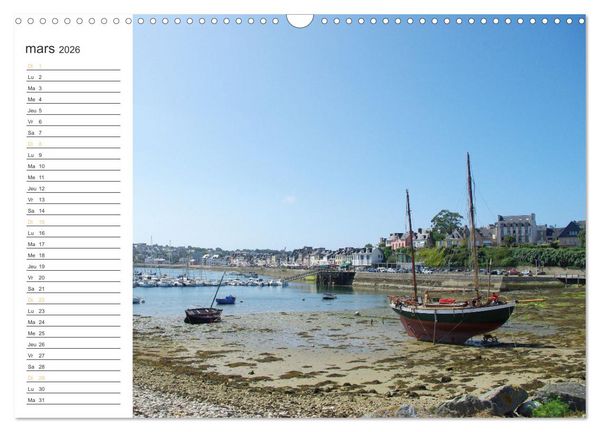 Produktbild: Bretagne Finist&egrave;re balade estivale &agrave; Camaret-sur-Mer (Calendrier mural 2026 DIN A3 vertical), CALVENDO calendrier mensuel