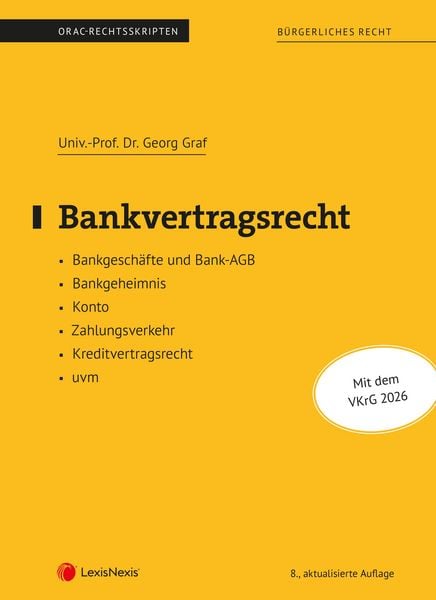 Produktbild: Bankvertragsrecht (Skriptum)