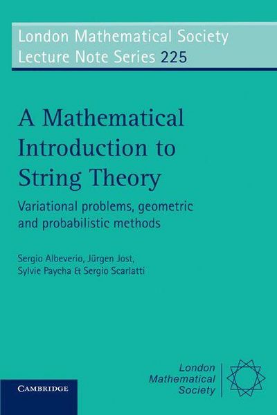 Produktbild: A Mathematical Introduction to String Theory