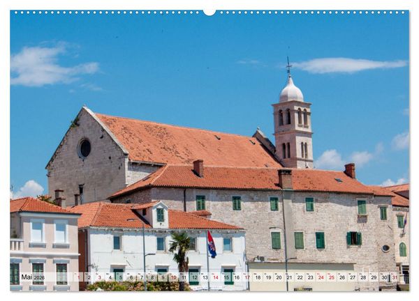Produktbild: &Scaron;ibenik - Mittelalterliche Metropole in Kroatien (hochwertiger Premium Wandkalender 2026 DIN A2 quer), Kunstdruck in Hochglanz