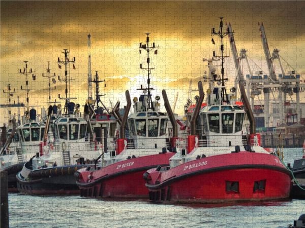 Produktbild: CALVENDO Puzzle Schlepper auf Abruf | 1000 Teile Lege-Gr&ouml;&szlig;e 64x48cm Foto-Puzzle f&uuml;r gl&uuml;ckliche Stunden