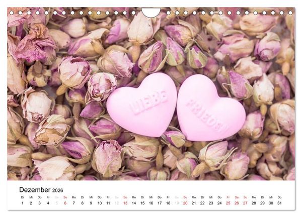 Produktbild: Mein Herz schl&auml;gt pink (Wandkalender 2026 DIN A4 quer), CALVENDO Monatskalender