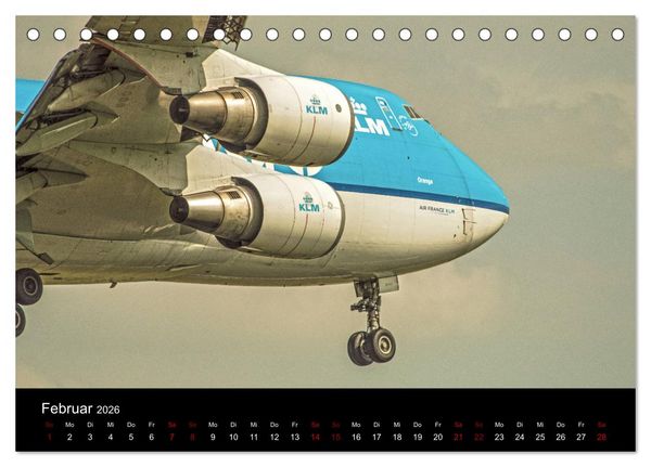 Produktbild: Flieger Tr&auml;ume 2026 (Tischkalender 2026 DIN A5 quer), CALVENDO Monatskalender