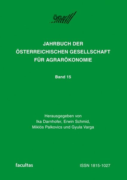 Produktbild: Jahrbuch der &Ouml;sterreichischen Gesellschaft f&uuml;r Agrar&ouml;konomie / Agriculture in Central Europe - Potentials and Risks