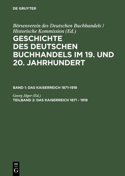 Produktbild: Das Kaiserreich 1871 - 1918