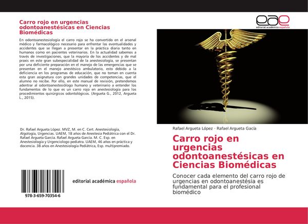 Produktbild: Carro rojo en urgencias odontoanest&eacute;sicas en Ciencias Biom&eacute;dicas