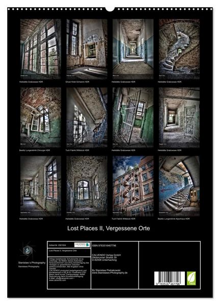 Produktbild: Lost Places II, Vergessene Orte (hochwertiger Premium Wandkalender 2026 DIN A2 hoch), Kunstdruck in Hochglanz