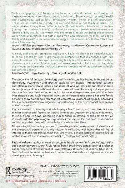 Produktbild: Genealogy, Psychology and Identity
