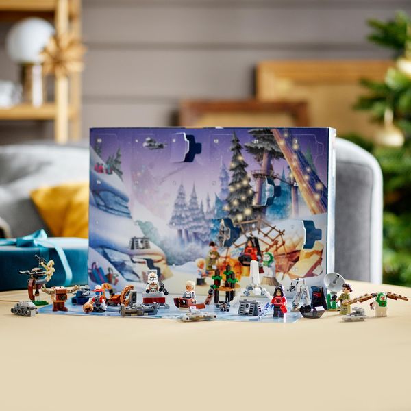 LEGO Star Wars 75366 Adventskalender 2023, Weihnachts-Set mit Figuren