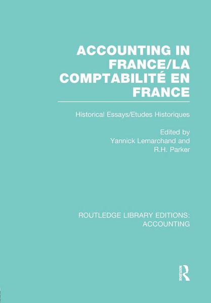 Produktbild: Accounting in France (RLE Accounting)
