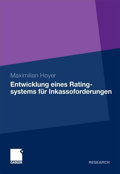 Produktbild: Entwicklung eines Ratingsystems f&uuml;r Inkassoforderungen