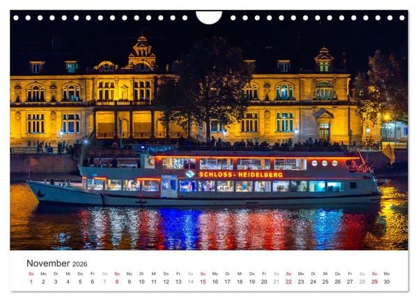 Produktbild: D&auml;mmerung in der Metropolregion Rhein-Neckar (Wandkalender 2026 DIN A4 quer), CALVENDO Monatskalender