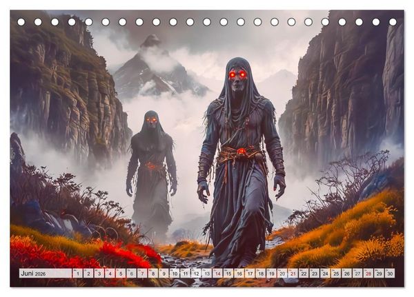 Produktbild: Inka-Mythologie - G&ouml;tter, Helden und Monster (Tischkalender 2026 DIN A5 quer), CALVENDO Monatskalender
