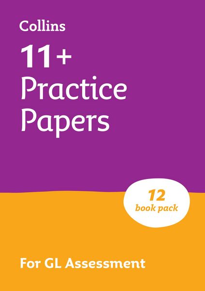 Produktbild: 11+ GL English, Maths, Verbal Reasoning and Non-Verbal Reasoning Practice Papers Pack (with 12 Practice Papers books)