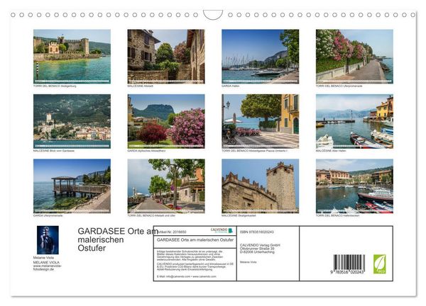 Produktbild: GARDASEE Orte am malerischen Ostufer (Wandkalender 2026 DIN A3 quer), CALVENDO Monatskalender
