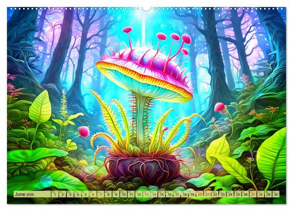 Produktbild: Intergalactic garden (Wall Calendar 2026 DIN A2 landscape), CALVENDO 12 Month Wall Calendar