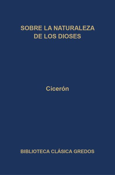Produktbild: Sobre la naturaleza de los dioses