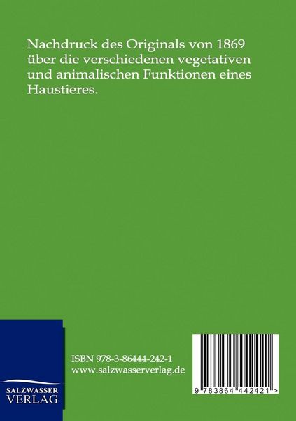 Produktbild: Spezielle Physiologie der Hauss&auml;ugetiere