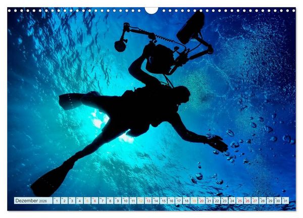 Produktbild: Tauchen - Abenteuer unter Wasser (Wandkalender 2026 DIN A3 quer), CALVENDO Monatskalender