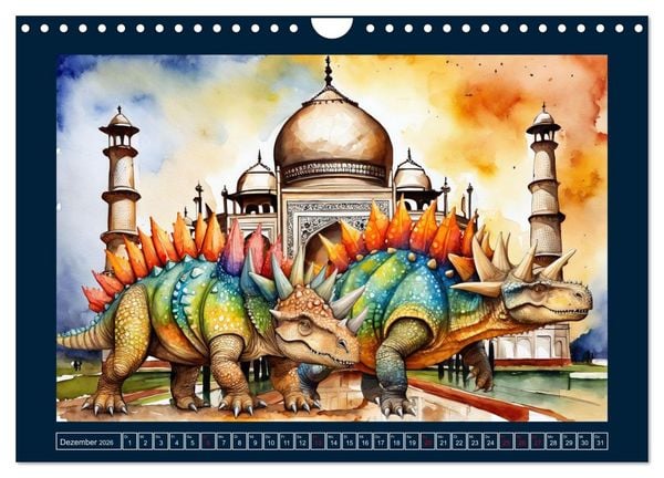 Produktbild: Dinosaurier erobern die Welt zur&uuml;ck (Wandkalender 2026 DIN A4 quer), CALVENDO Monatskalender