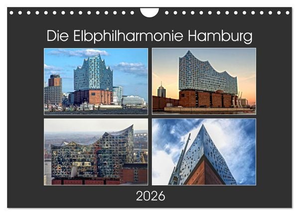 Produktbild: Die Elbphilharmonie Hamburg (Wandkalender 2026 DIN A4 quer), CALVENDO Monatskalender