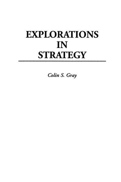 Produktbild: Explorations in Strategy