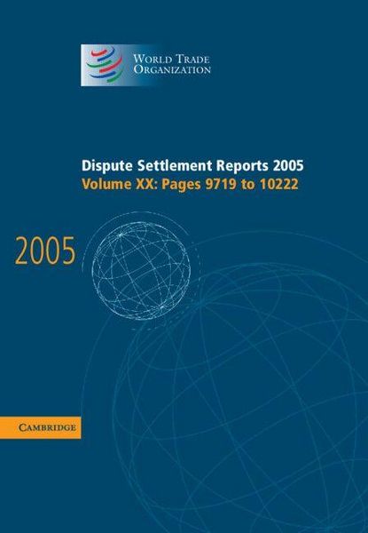 Produktbild: Dispute Settlement Reports 2005
