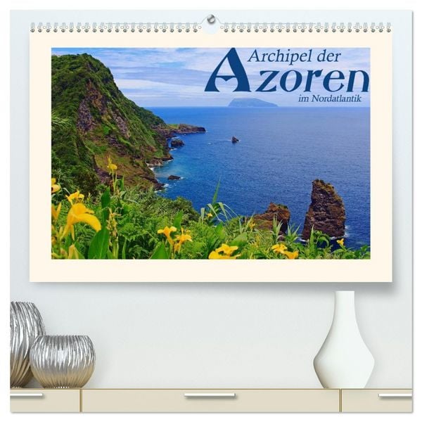 Produktbild: Archipel der Azoren im Nordatlantik (hochwertiger Premium Wandkalender 2026 DIN A2 quer), Kunstdruck in Hochglanz