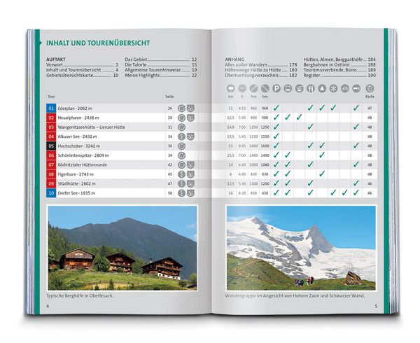Produktbild: KOMPASS Wanderf&uuml;hrer Osttirol, Venediger- und Glocknergruppe, Defereggental, Lienzer Dolomiten, 50 Touren