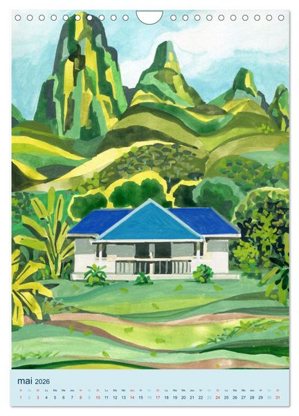 Produktbild: MERVEILLEUSE MOOR&Eacute;A (Calendrier mural 2026 DIN A4 horizontal), CALVENDO calendrier mensuel